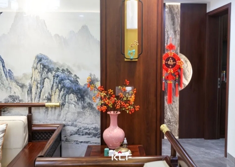 KLF全屋記丨136㎡新中式雅居，古調新彈，忘卻紛擾，呼吸著的當代生活提案